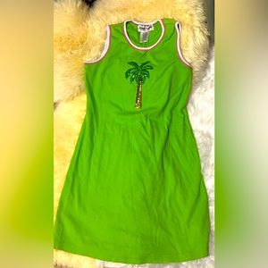 Vintage palm tree dress 🌴